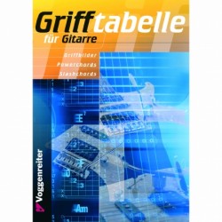 Voggenreiter - Grifftabelle für Gitarre