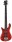 Warwick Rockbass Streamer STD 5-Saiter Lefthand Burgundy Red Oil