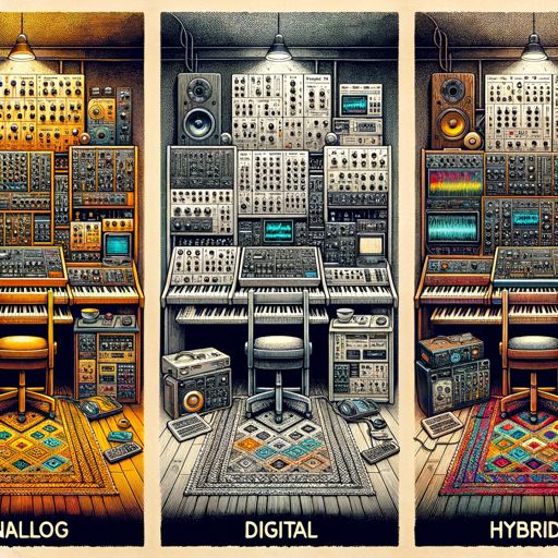 Unterschiede zwischen analogem, digitalem und hybridem Roland-Sound