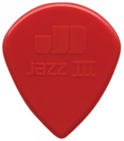Dunlop Jazz Plektren Jazz III: 1.38mm rot (24 StÃŒck)