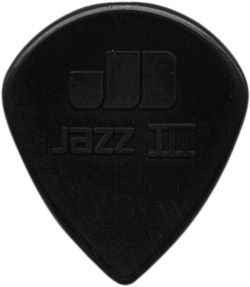 Dunlop Jazz Plektren Jazz III: 1.38mm schwarz (24 StÃŒck)