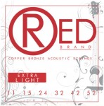 Cleartone RED Copper Bronze Acoustic Strings 