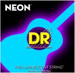 DR Strings HiDef Neon Blue Acoustic 