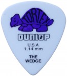 Dunlop Tortex Wedge Plektren 1.14mm - lila (6 Stück)