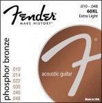 Fender 60 Phosphor Bronze Acoustic Strings 